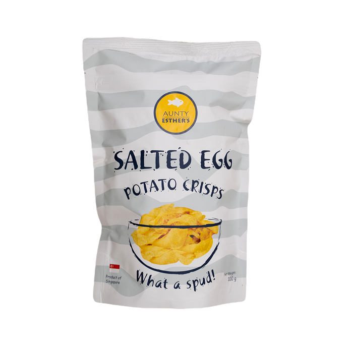 Aunty Esther’s Salted Egg Potato Crisps (100g)